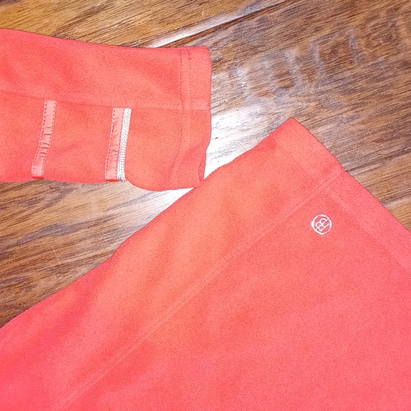 Poivre Blanc Ski Fleece Pullover Sweater Deep Coral 12 - Picture 2 of 4